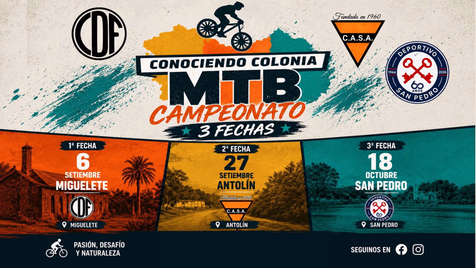 Campeonato Conociendo Colonia MTB 2026